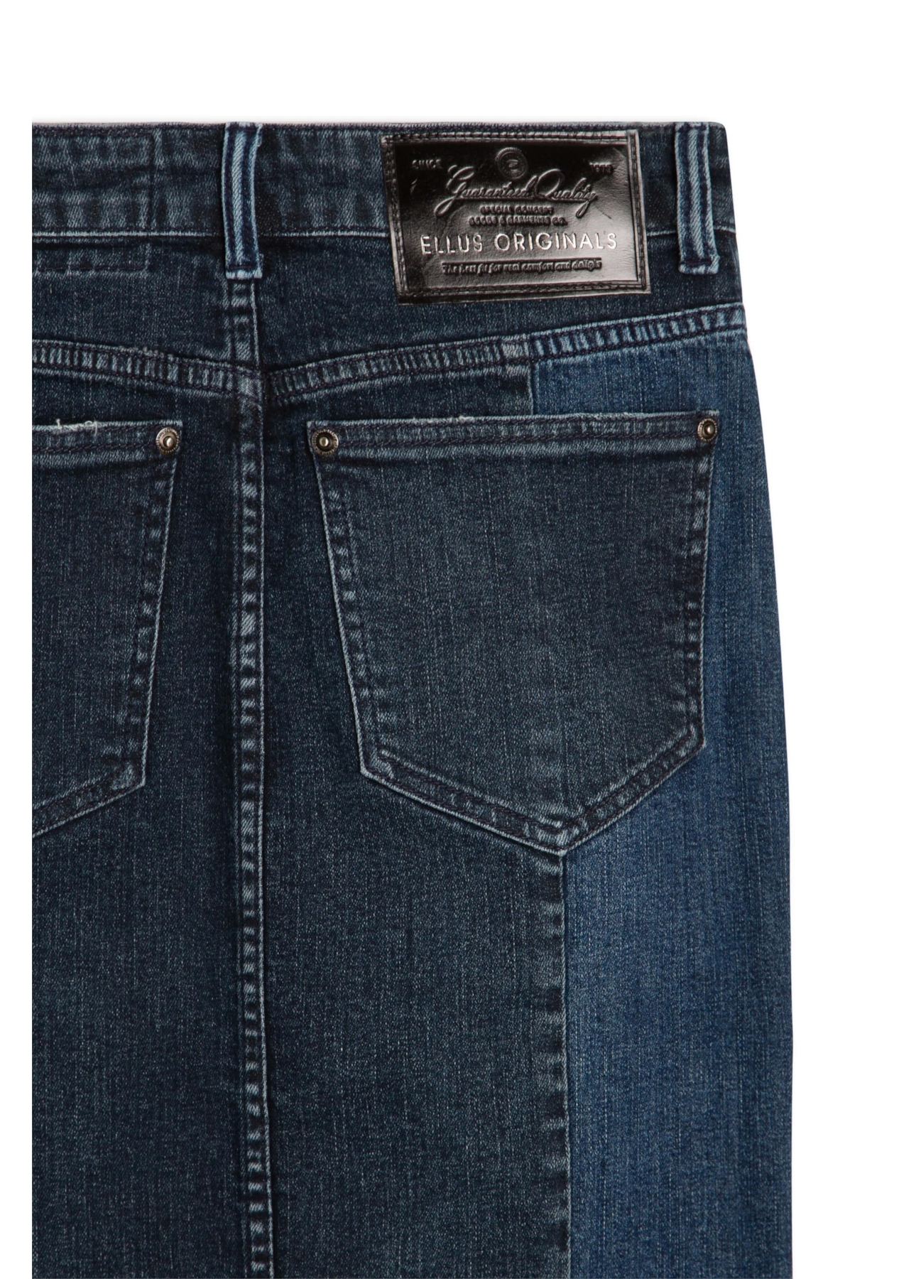 Saia Denim Dark Sea Elastci Khole 1753-Lav.Escuro Bicolor