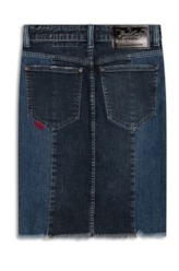 Saia Denim Dark Sea Elastci Khole 1753-Lav.Escuro Bicolor