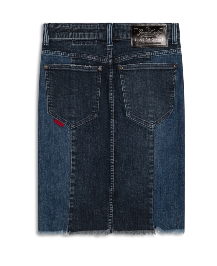 Saia Denim Dark Sea Elastci Khole 1753-Lav.Escuro Bicolor
