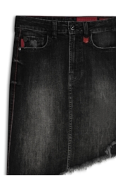 Saia Denim Intense Black Mom 1748-Lav.Black C/ Puidos