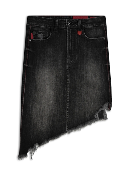 Saia Denim Intense Black Mom 1748-Lav.Black C/ Puidos