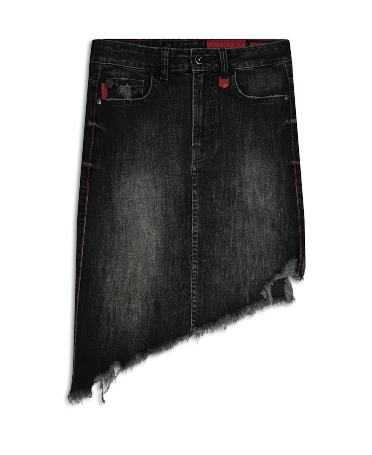 Saia Denim Intense Black Mom 1748-Lav.Black C/ Puidos