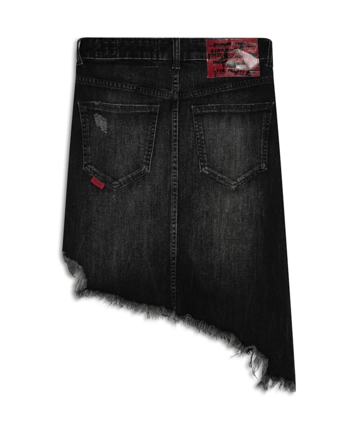 Saia Denim Intense Black Mom 1748-Lav.Black C/ Puidos