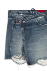Saia Denim Vintage Wrap 1746-Lav.Medio C/ Puidos