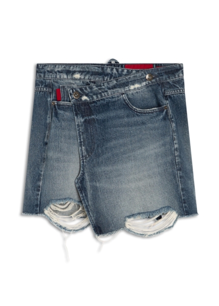 Saia Denim Vintage Wrap 1746-Lav.Medio C/ Puidos