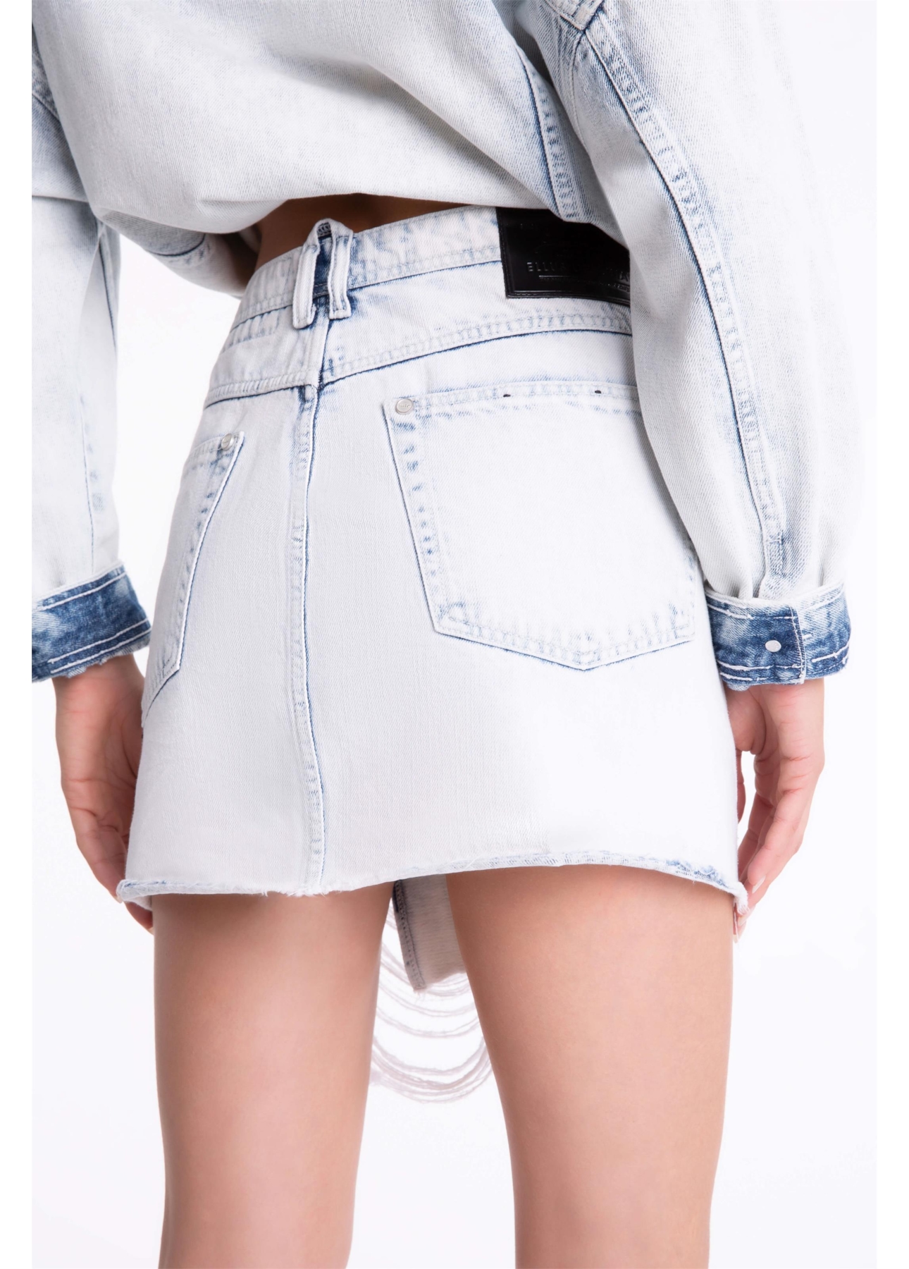 Saia Denim Wrap 1812-Lav.Claro C/ Puidos