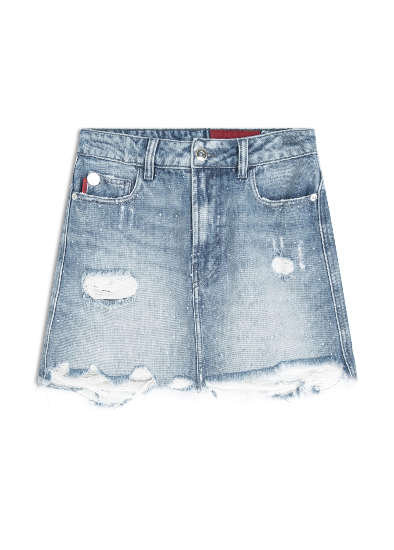 Saia Desert Denim 1800-Lav.Claro C/ Rede+pu