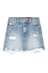 Saia Desert Denim 1800-Lav.Claro C/ Rede+pu