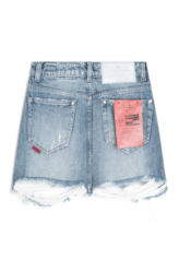Saia Desert Denim 1800-Lav.Claro C/ Rede+pu
