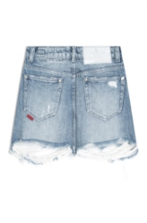 Saia Desert Denim 1800-Lav.Claro C/ Rede+pu