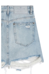 Saia Desert Denim 1800-Lav.Claro C/ Rede+pu