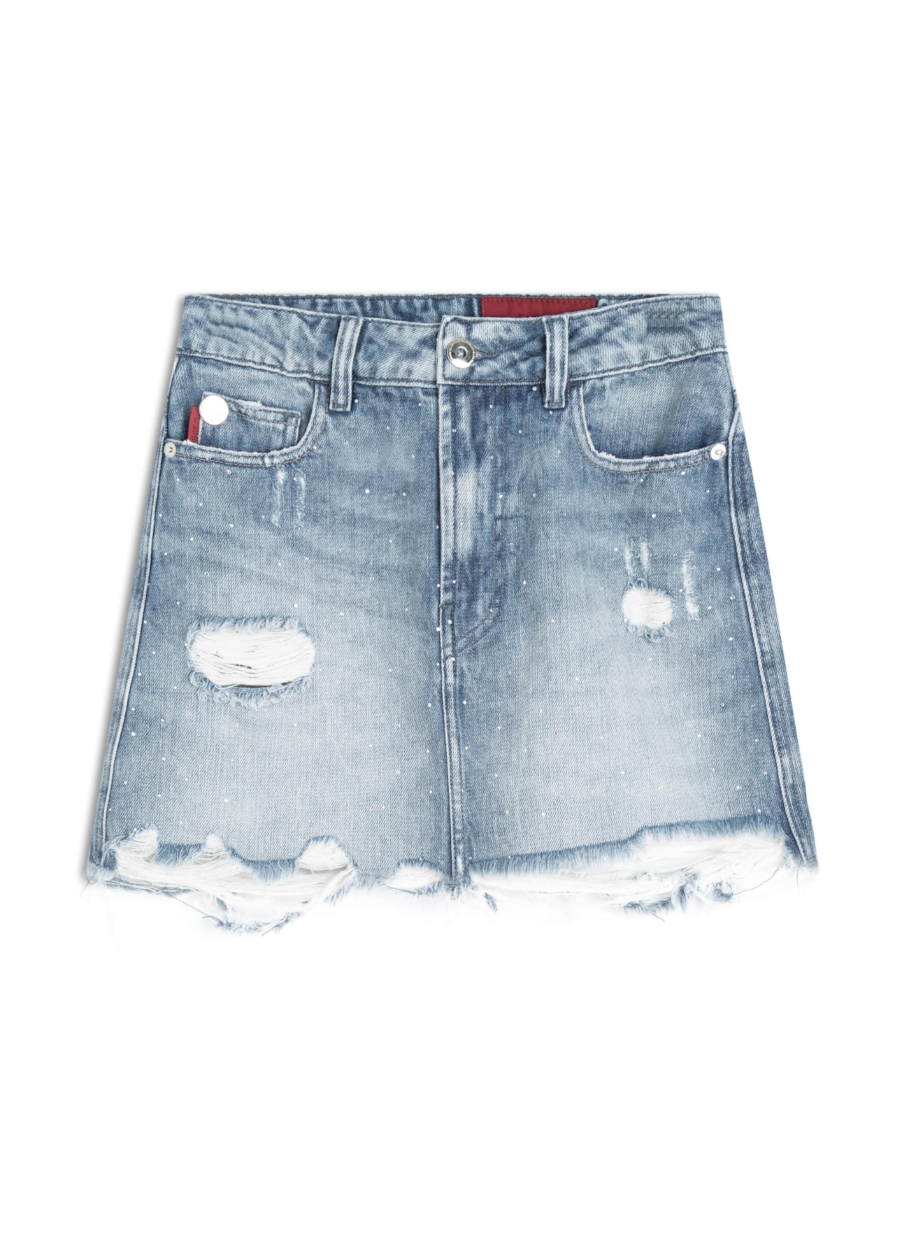 Saia Desert Denim 1800-Lav.Claro C/ Rede+pu