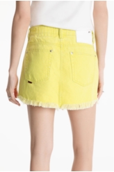 Saia Destroyed Color Verde Fluor
