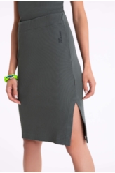 Saia Ellus Field Army Midi Verde Militar