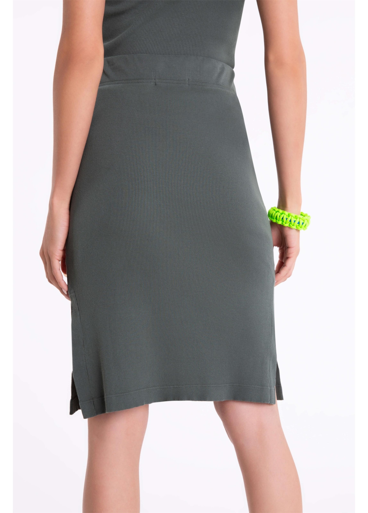 Saia Ellus Field Army Midi Verde Militar