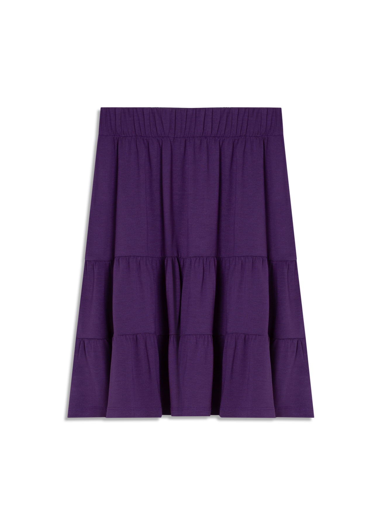 Saia Ellus Três Marias Viscolycra Saia Roxo