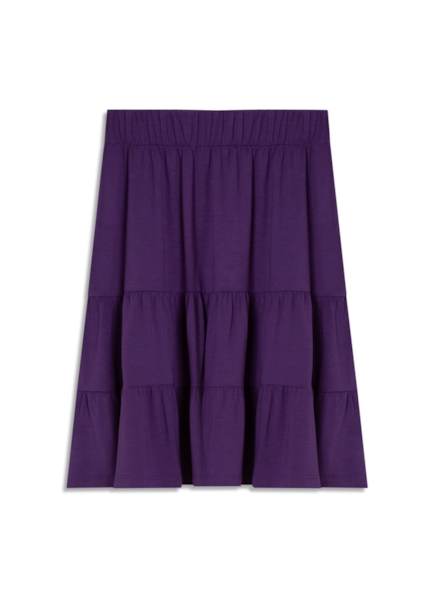 Saia Ellus Três Marias Viscolycra Saia Roxo