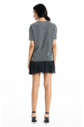 Saia Ellus Tule Lux Knee Preto