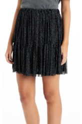 Saia Ellus Tule Lux Knee Preto