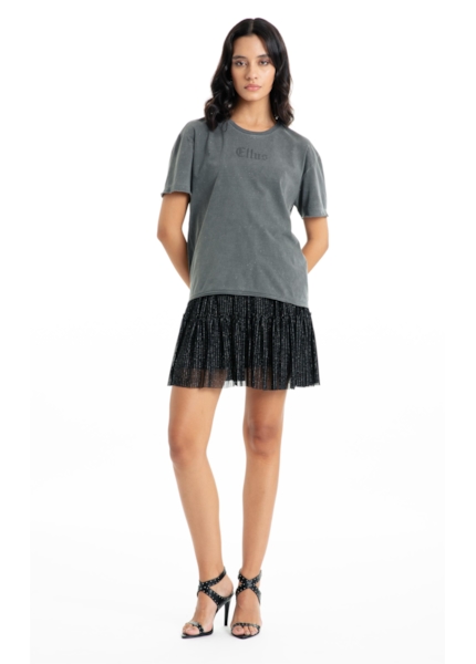 Saia Ellus Tule Lux Knee Preto