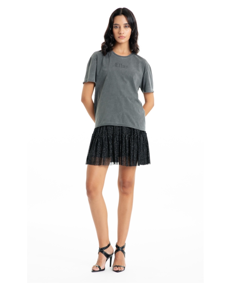 Saia Ellus Tule Lux Knee Preto