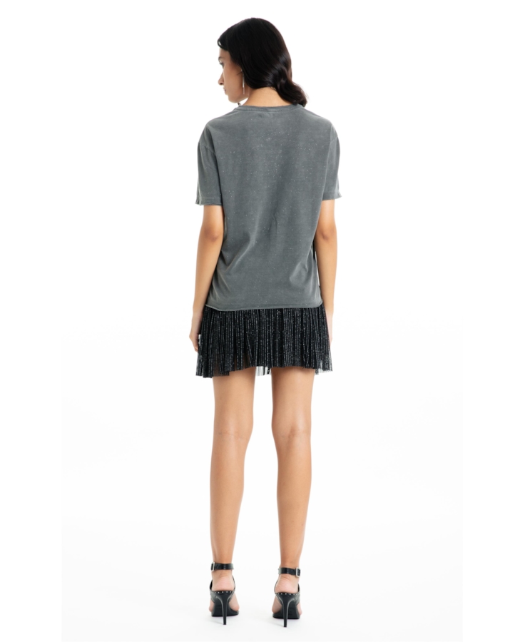 Saia Ellus Tule Lux Knee Preto