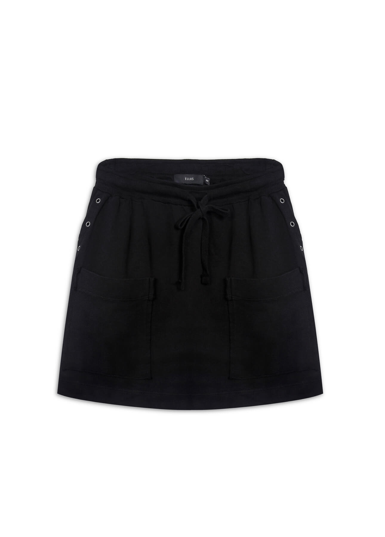 Saia Eyelets Skirt Preto