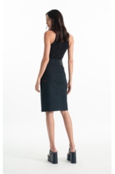 Saia First Black (Midi) 5 Pockets Lav. 35 Amaciado