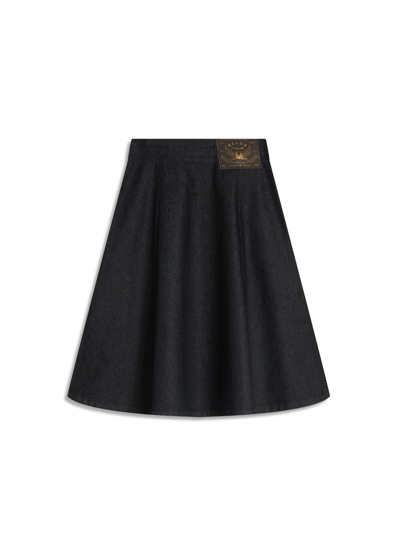 Saia First Blue Midi Botoes Amaciado