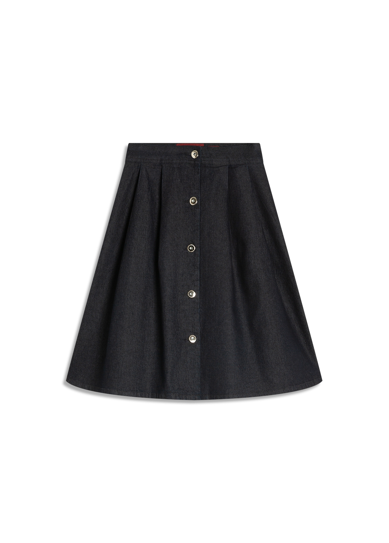 Saia First Blue Midi Botoes Amaciado