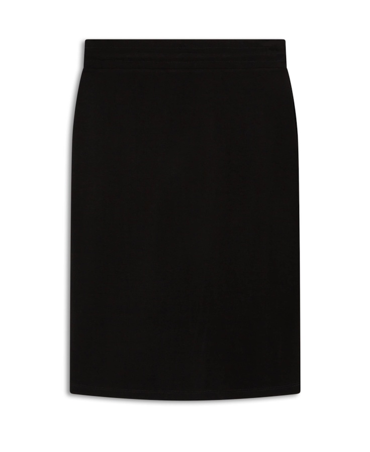 Saia Fleece Jersey Ellus Label Mid Preto