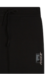 Saia Fleece Jersey Ellus Label Mid Preto