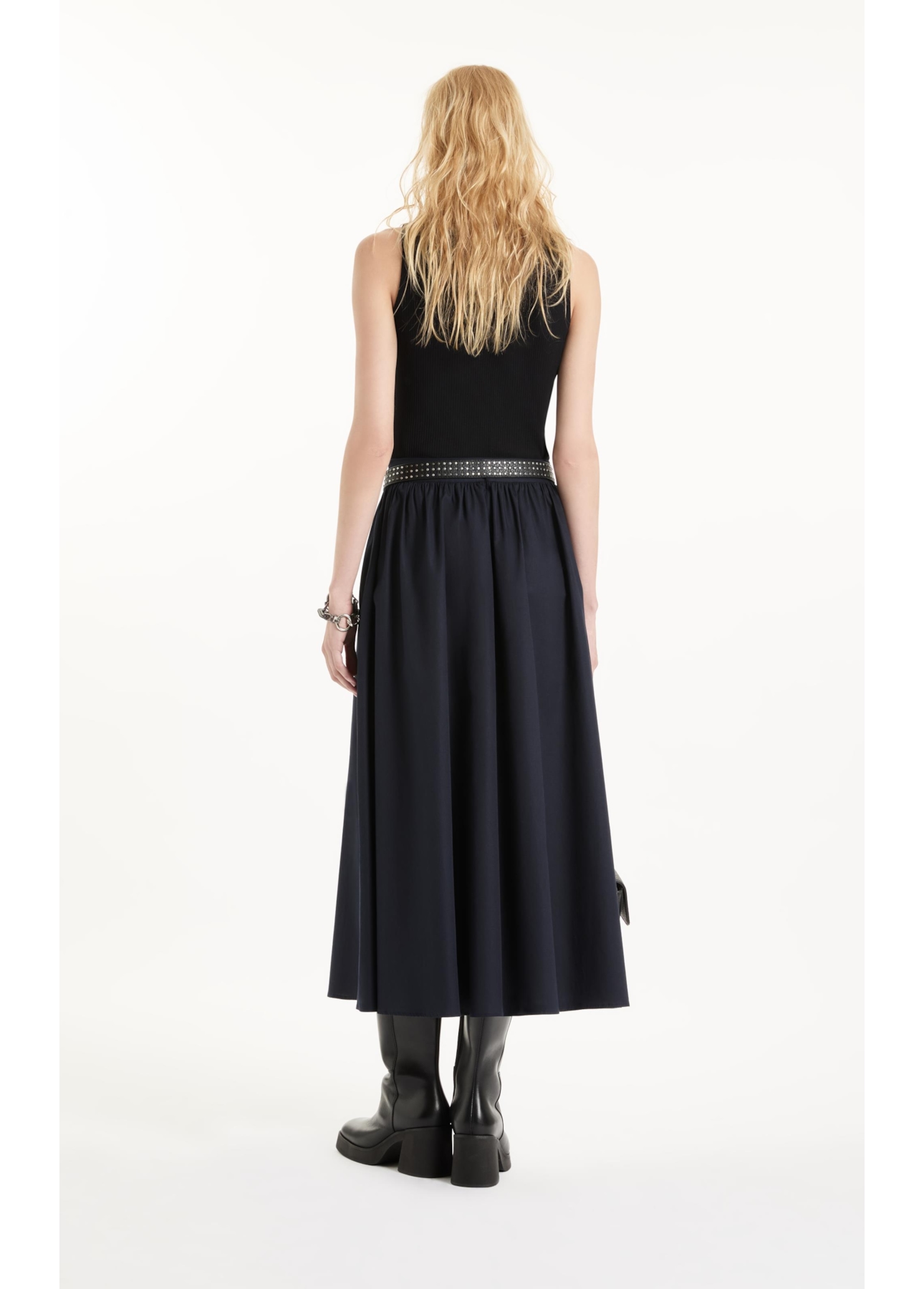 Saia Galles Midi Dark Navy
