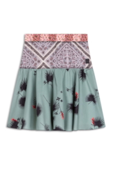 Saia Geometric Flowers Estampado