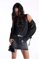 Saia Intense Black Emma 1790-Lav.Black C/ Tie Dye