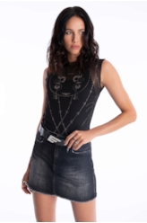Saia Intense Black Emma 1790-Lav.Black C/ Tie Dye