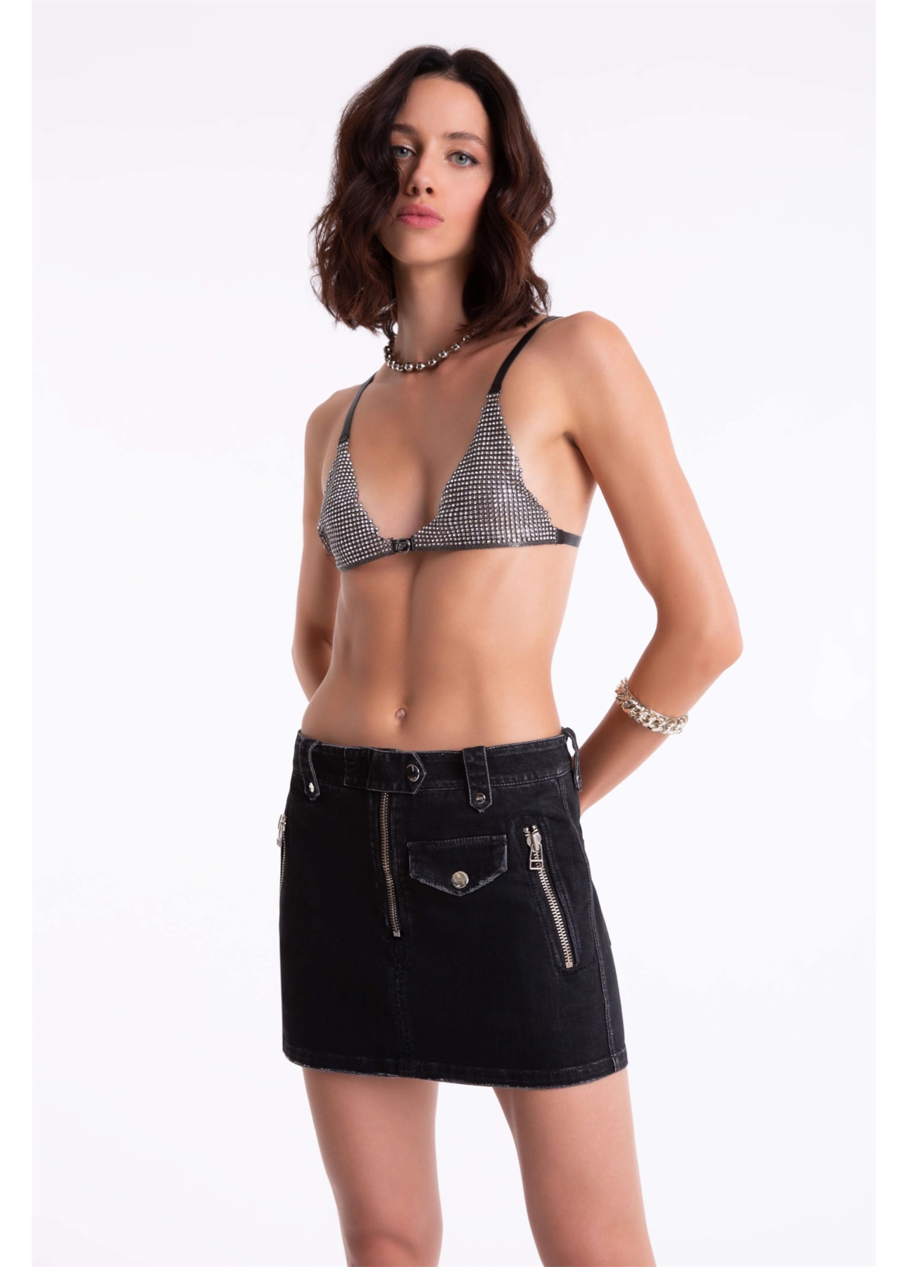 Saia Intense Black Mini 1744-Lav.Black C/ Rebolo