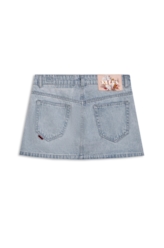 Saia Jeans Vintage Denim Mini Lav. Claro Total