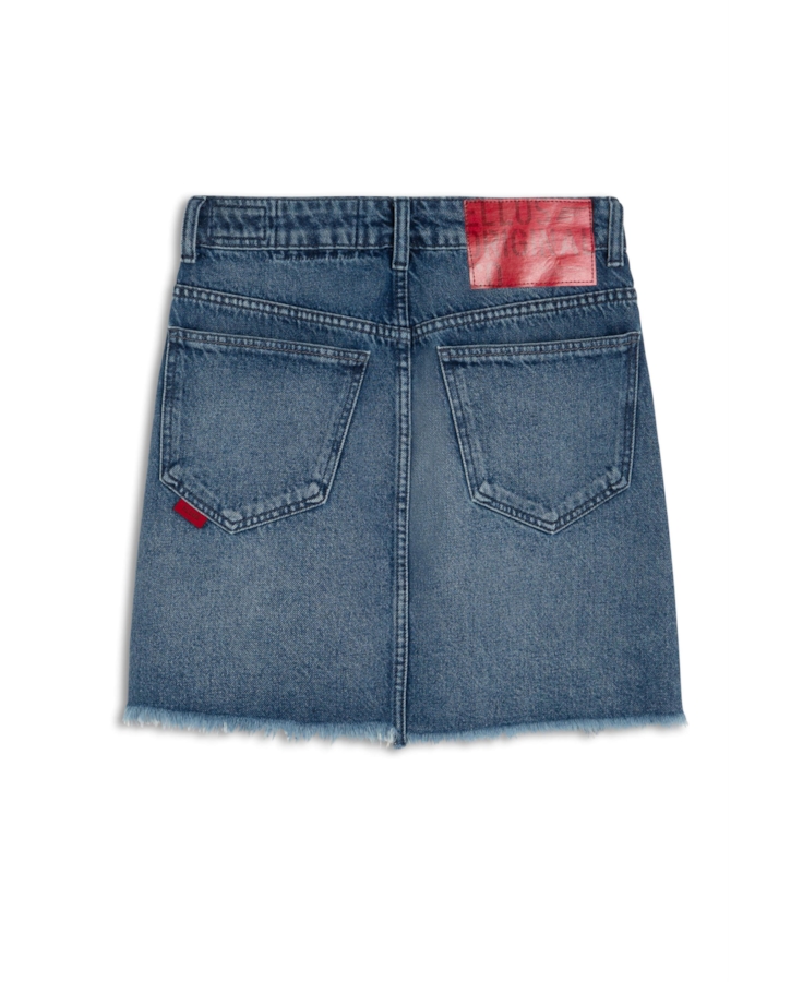 Saia Jeans Vintage Denim Zoe Desloca 1729 Lav.Medio C/ Used