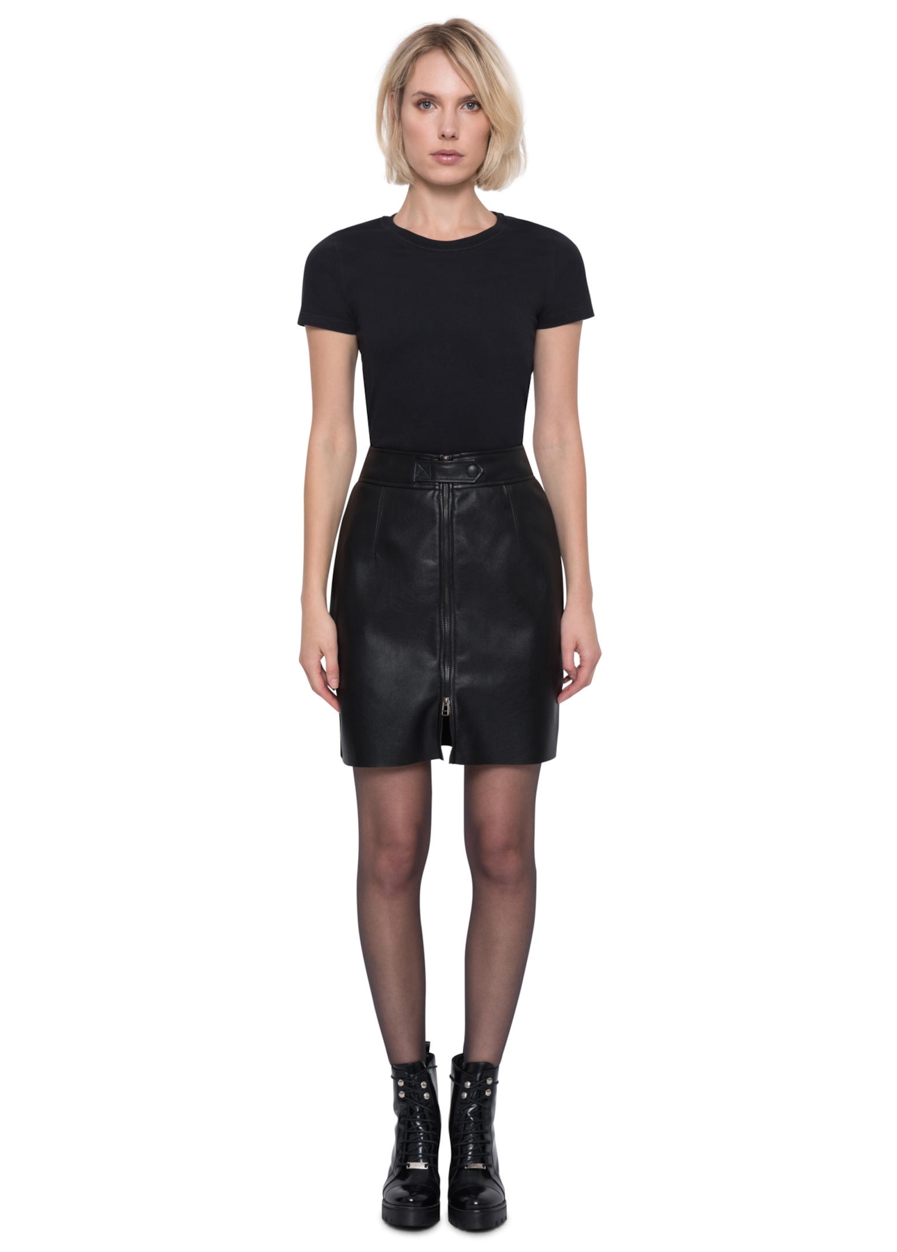 Saia Jersey Fit Preto