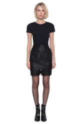 Saia Jersey Fit Preto