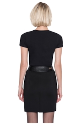 Saia Jersey Fit Preto