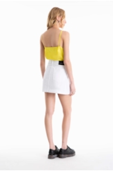 Saia Jogging Color Emma Preppy Branco
