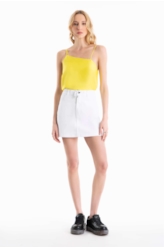 Saia Jogging Color Emma Preppy Branco