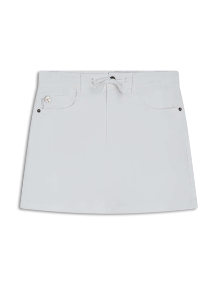 Saia Jogging Color Emma Preppy Branco