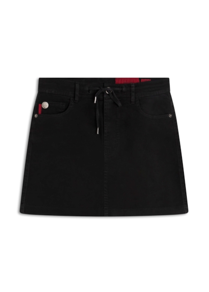 Saia Jogging Color Emma Preppy Preto