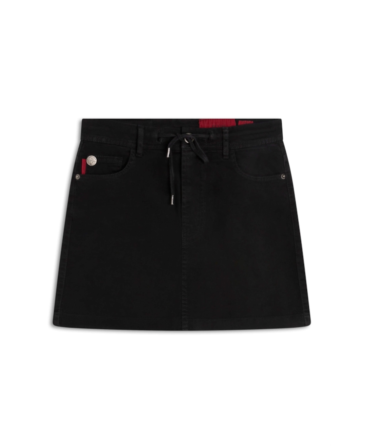 Saia Jogging Color Emma Preppy Preto