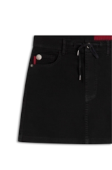 Saia Jogging Color Emma Preppy Preto