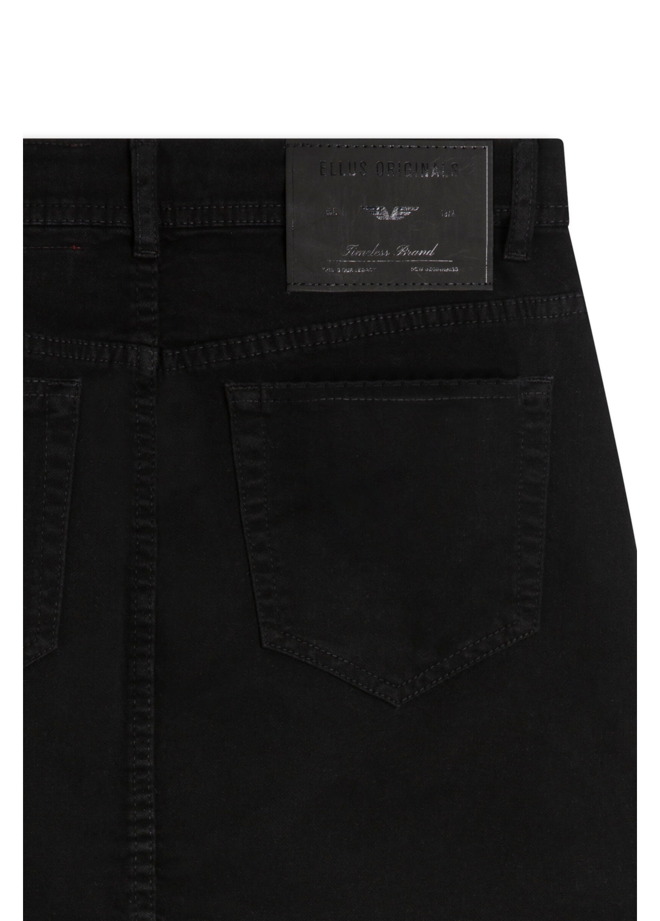 Saia Jogging Color Emma Preppy Preto