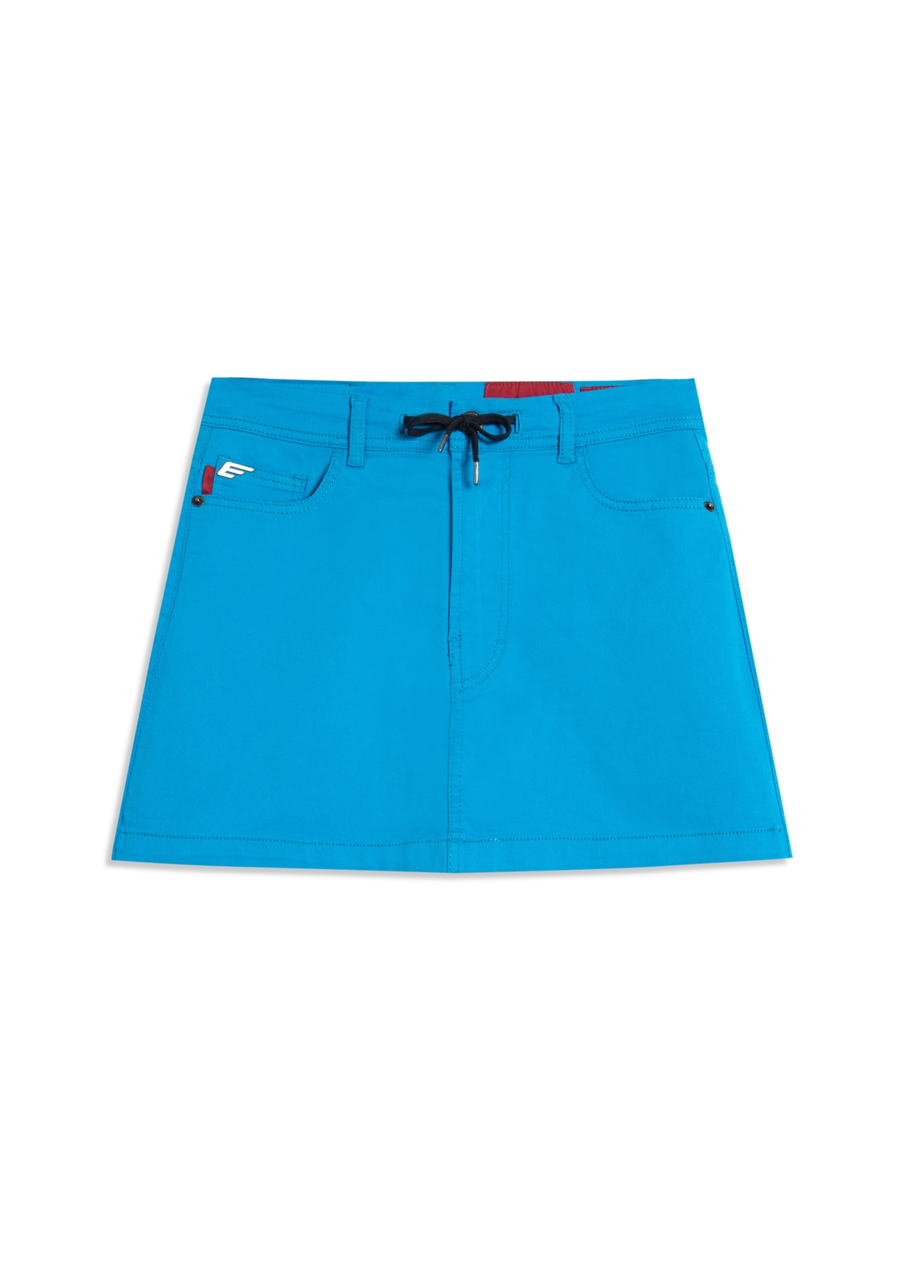 Saia Jogging Color Emma Preppy Turquesa